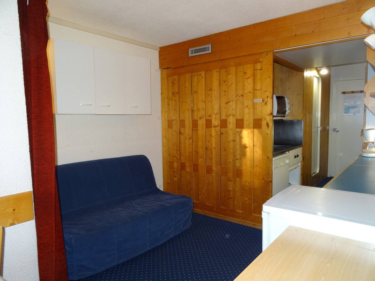 Studio entier, Studio skis aux pieds pour 4 personnes à Arc 1800, proche commerces, animaux admis in Arc 1800, Bourg-Saint-Maurice