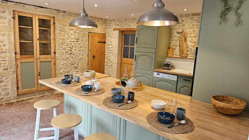 Location de vacances pour 14 personnes, avec vue et jardin, adapté aux familles à Longues-sur-Mer - 4