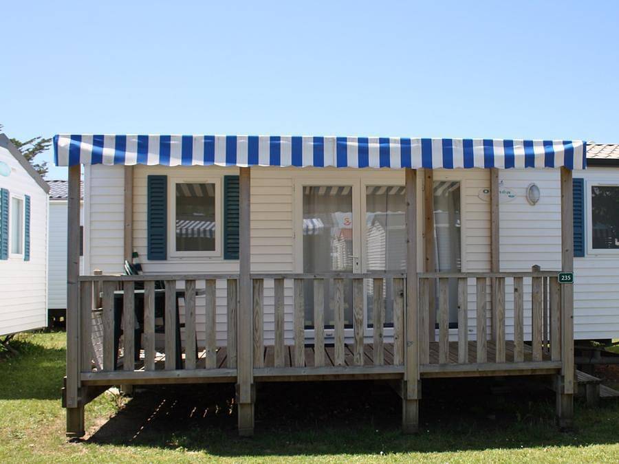 Camping Village de l'Armorique - Stacaravan 6 personen - 2 slaapkamers - Tv in Plestin-les-Grèves, Ceinture Dorée
