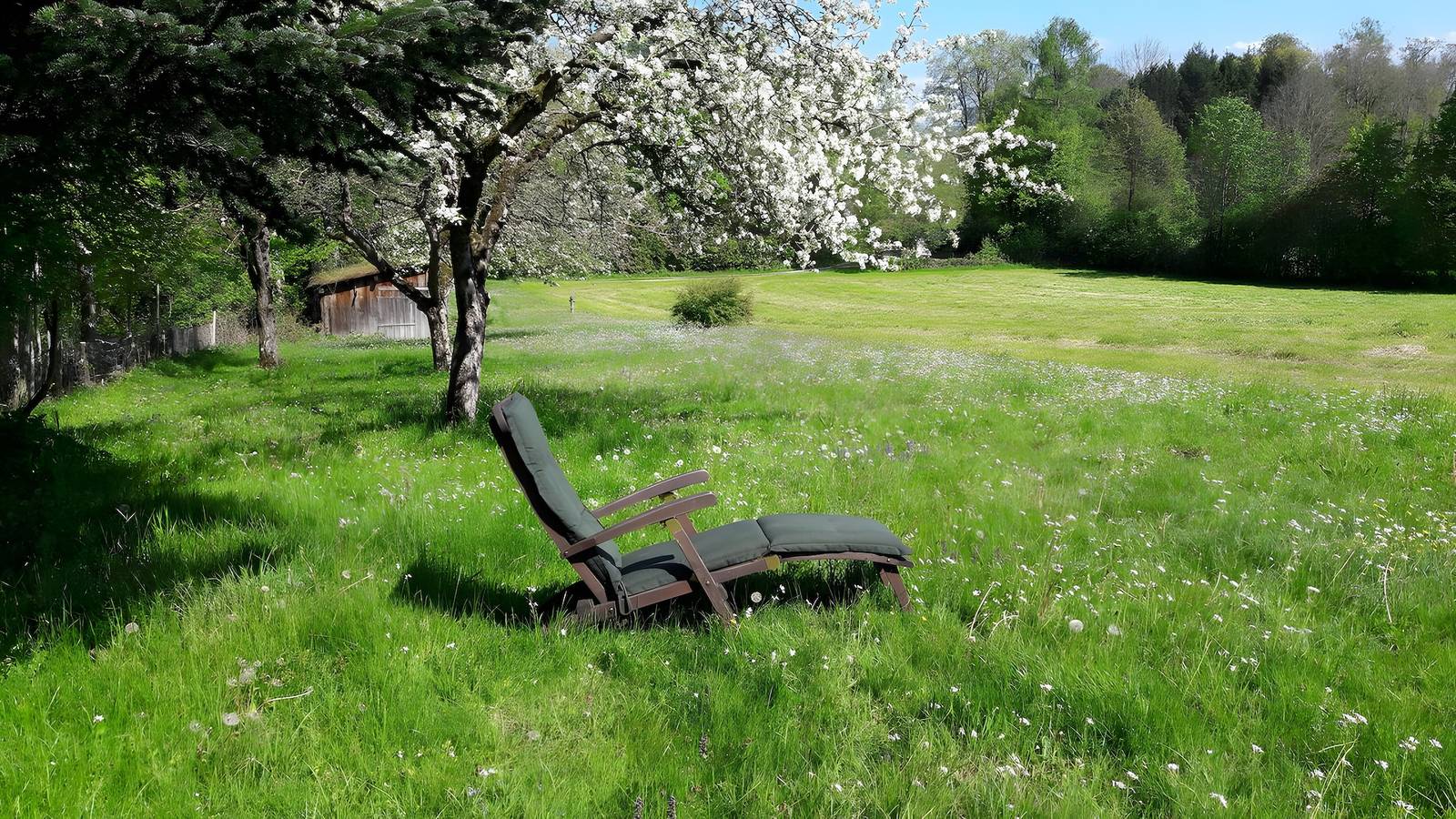Ganze Wohnung, Ruhige, idyllische Lage, großer Balkon, Gemeinschaftsgarten in Gstadt am Chiemsee, Chiemsee
