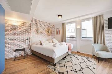 Appartement De Vacances pour 2 Personnes dans Vanves, Hauts-de-Seine, Photo 2