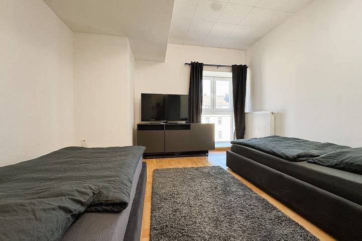 Ganze Wohnung, Zentrales Apartment Düsseldorf: 2 Betten, Aufzug, Wlan – Ideal für Messe & Hbf in Düsseldorf-Friedrichstadt, Düsseldorf