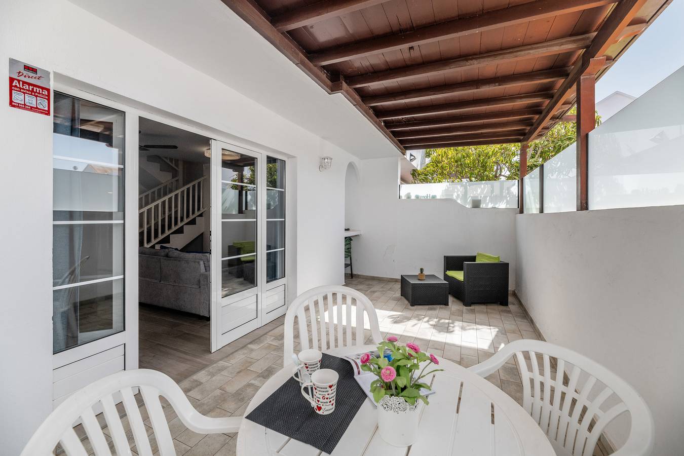 Casa de vacaciones 'Melani, Sea and Relax' con terraza privada in Playa Honda, San Bartolomé