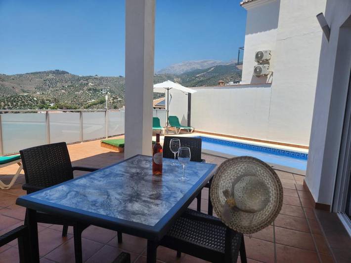 Casa rural para 10 personas, con vistas además de piscina y terraza en Canillas de Albaida - 3