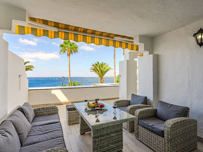 Ferienwohnung für 4 Personen, mit Garten und Ausblick sowie Terrasse und Kinderpool auf den Kanaren - 2