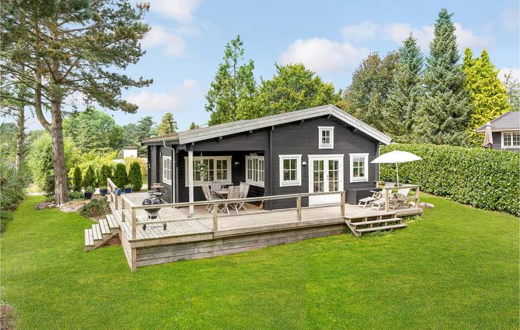 Feriehus for 5 personer, med Terrasse og Innsjøutsikt i Hornbæk