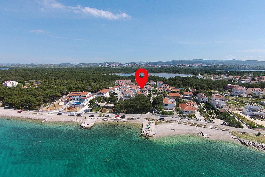 Ganze Wohnung, Studio Appartement mit Balkon und Meerblick Zablace, Sibenik As-25841-a in Sibenik, Šibenik-Knin