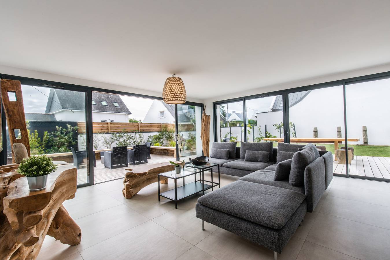 Villa Moaï luxe et dépaysement à 200 m de la plage in Quiberon, Côte des Mégalithes