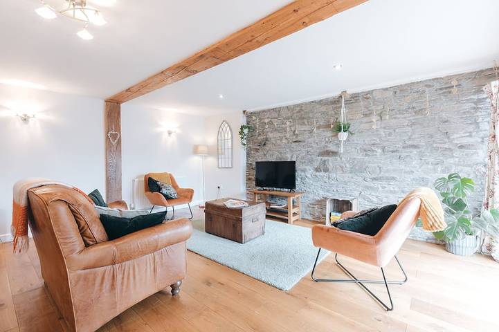 Holiday home for 4 people, with terrace and garden in Clun