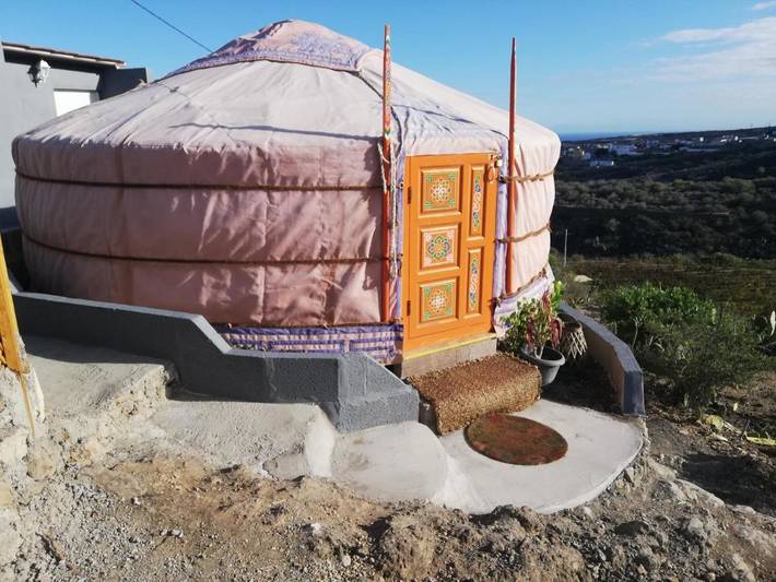 Camping para 4 pessoas, com Terraço e Jardim e ainda Vista em Tenerife