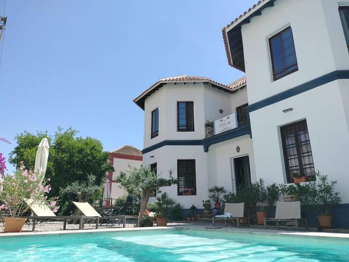 Chambre d’hôte pour 2 personnes, avec Terrasse ainsi que Jardin et Piscine à Álora