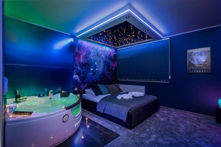 Apartament wakacyjny dla 2 osób, z Balkon i Jacuzzi w Wadowice