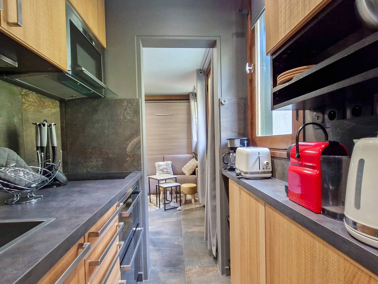 Estudio entero, Estudio renovado cerca de pistas y comercios con cocina equipada y comodidades modernas in Flaine, Arâches-la-Frasse