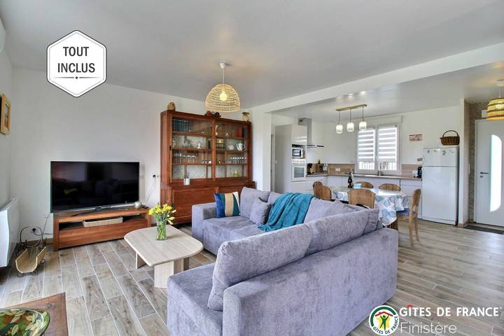 Gîte für 4 Personen, mit Terrasse und Garten, mit Haustier