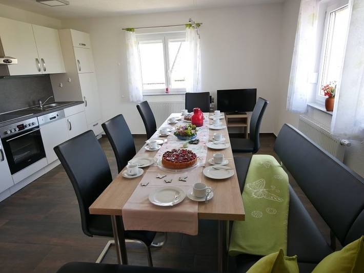 Ferienwohnung für 11 Personen, mit Garten und Terrasse, kinderfreundlich in Ochsenhausen