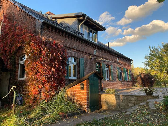 Ferienhaus für 11 Personen, mit Terrasse und Garten sowie Seeblick und Ausblick in Prignitz