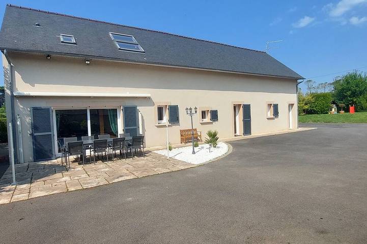 Maison de vacances pour 10 personnes, avec jacuzzi et jardin à Commes