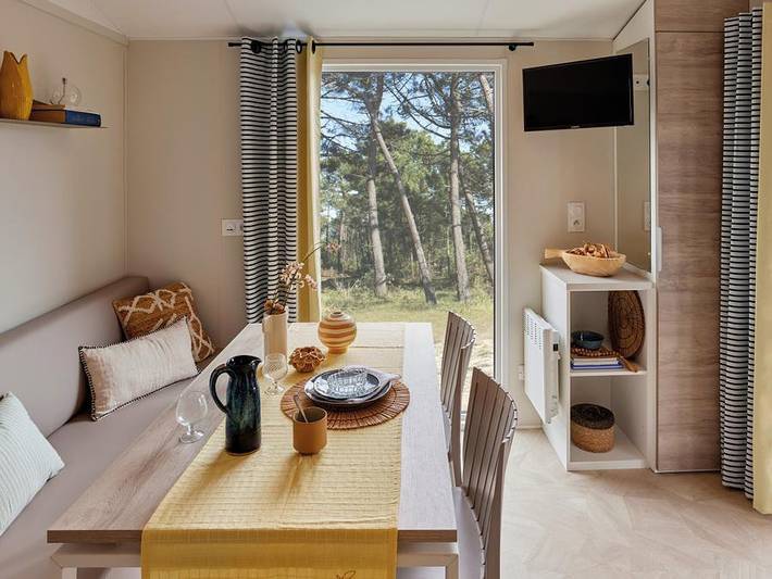 Mobil home pour 6 personnes, avec bassin pour enfant à Saint-André-des-Eaux - 3
