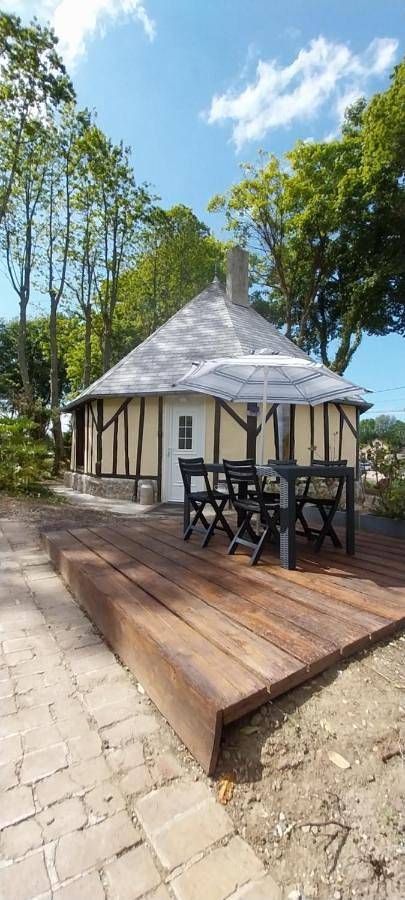 Location de vacances pour 4 personnes, avec terrasse et vue dans Gonneville-la-Mallet