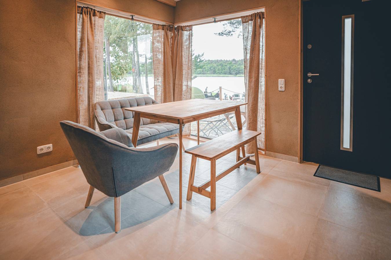 Holiday Home “Double 2 Single Beds Dog” with Private Terrace in Tauscha, Oberlausitz