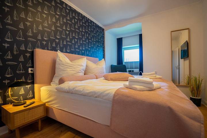 Ganze Wohnung, Südgatt – Ferienwohnung mit Meerblick & Hund willkommen in Büsum, Kreis Dithmarschen