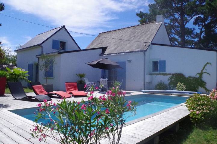 Ferienhaus für 9 Personen, mit Garten und Terrasse