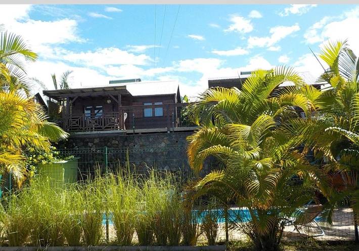 Maison d’hôte pour 3 personnes, avec jardin et piscine sur l' Île de la Réunion
