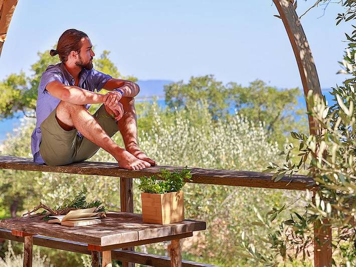 Zelt für 2 Personen, mit Kinderpool in der Toskana - 4