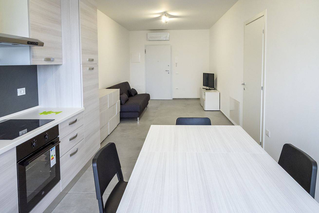 Entire apartment, Se029 - Mondolfo, new three-room apartment with balcony and air conditioning in Mondolfo, Mondolfo Region