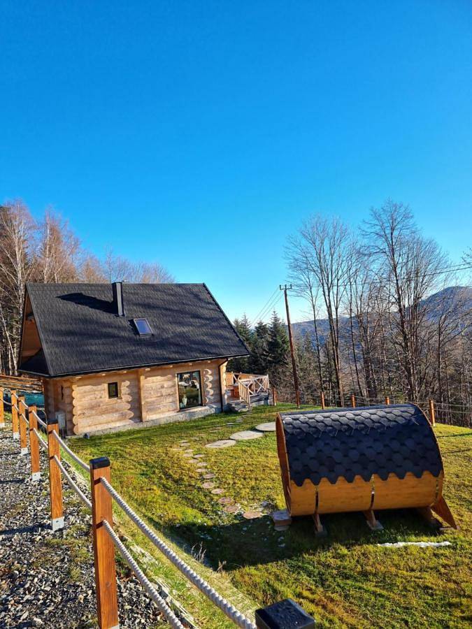Babiogórska Chata - dom z bali z jacuzzi i sauną in Zawoja, Karpaty (Polska)