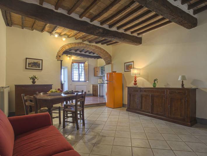 Gîte pour 2 personnes, avec jardin ainsi que terrasse et vue, animaux acceptés dans Tavarnelle - 4