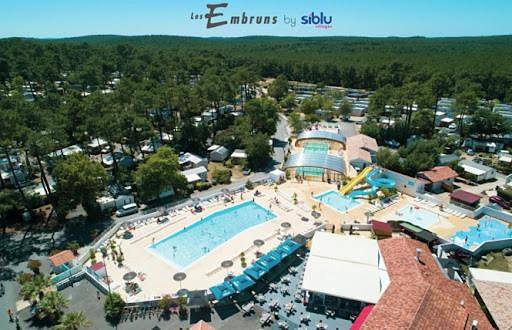 Camping pour 8 personnes, avec piscine et sauna ainsi que vue et terrasse au Cap Ferret - 4