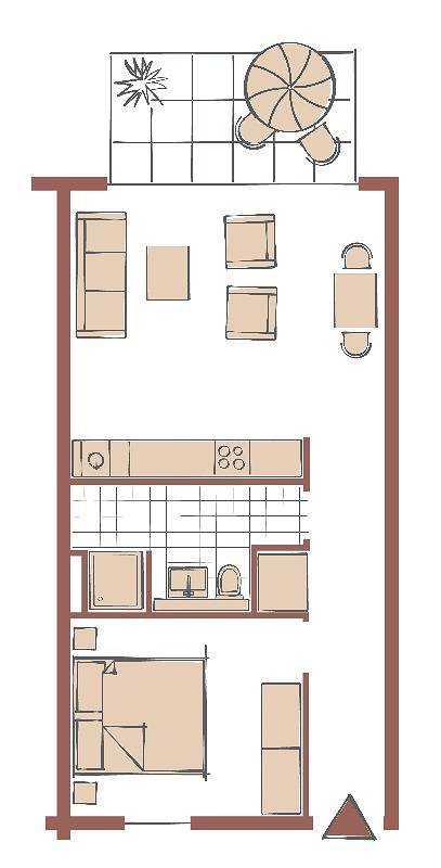 Ferienwohnung für 2 Personen, mit Meerblick und Balkon in Großenbrode - 2