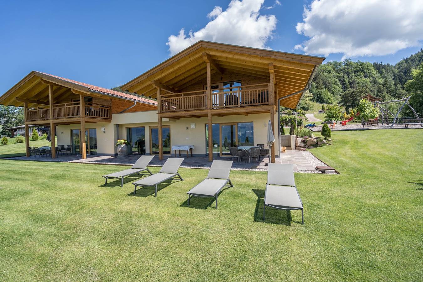 Gasserhof - Chalet A mit Balkon, Bergblick, Garten & Wlan in Mölten, Sarntaler Alpen