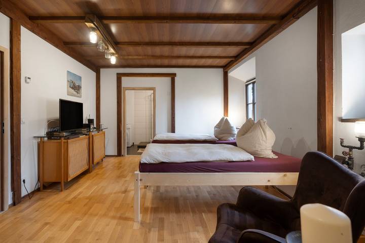 Appartement entier, Appartement « Penzlin pour 2 personnes, 52 m² » avec terrasse, jardin partagés et Wi-Fi in Wachau, Oberlausitz-Niederschlesien