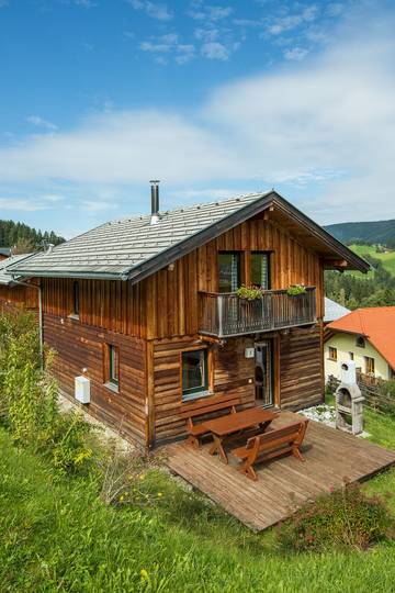 Ferienhaus für 6 Personen, mit Balkon und Garten sowie Sauna in Annaberg-Lungötz