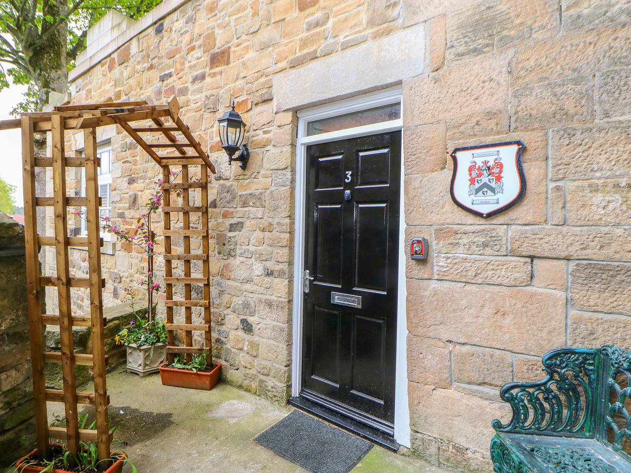 Castle keep at Stanhope Castle in County Durham