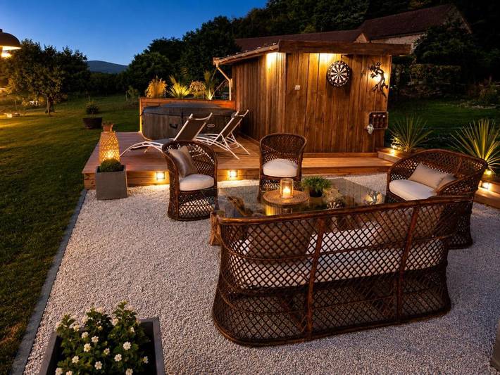 Location de vacances pour 2 personnes, avec jardin et jacuzzi à Castelnaud-la-Chapelle - 4