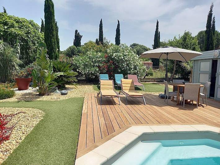 Chambre d’hôte pour 2 personnes, avec piscine et jardin