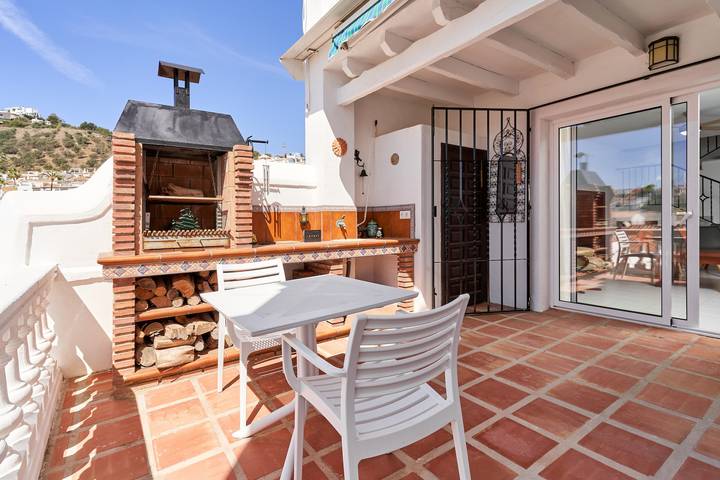 Ferienwohnung "Tropicana Casa Verde" mit Meerblick, Gemeinschaftspool und WLAN in Urbanisierung Tropicana, Nerja