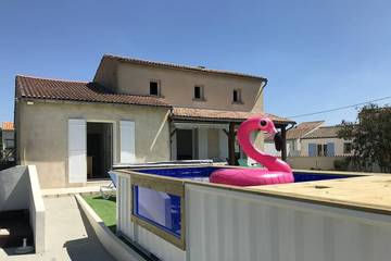 Villa pour 15 personnes, avec jardin, animaux acceptés à Saint-Palais-sur-Mer