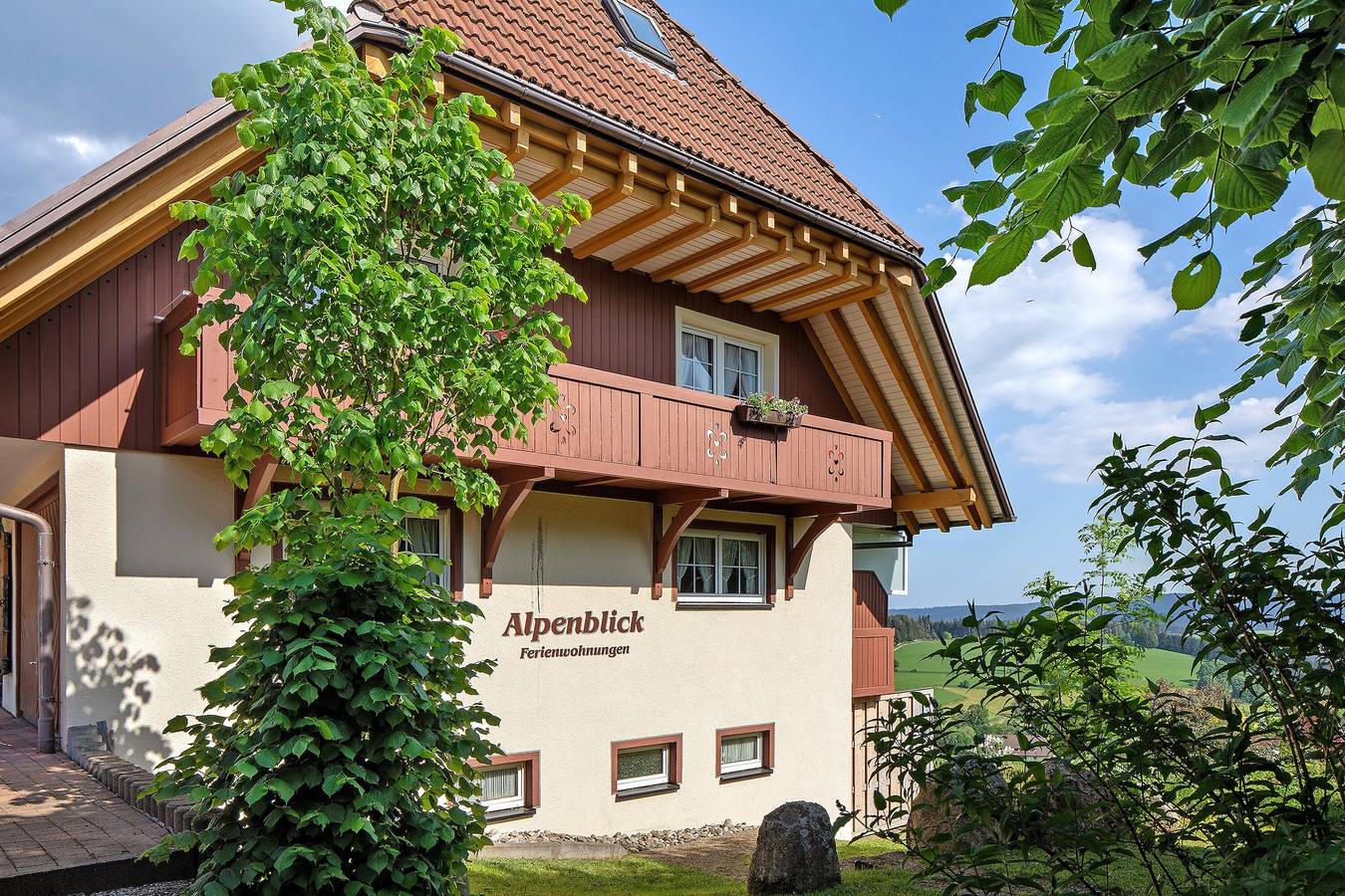 Ganzes Studio, Studio-Apartment 'Feldberg' mit Gemeinschaftsgarten, Balkon und Wlan in Saig (Lenzkirch), Lenzkirch