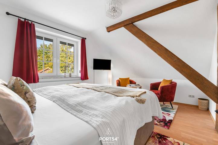 Ferienwohnung für 5 Personen, mit Terrasse und Garten sowie Ausblick an der Eider - 4