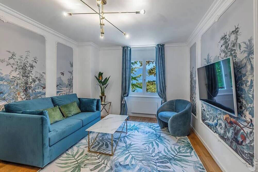 Ganze Wohnung, Garden of Eden 1-bedroom apartment – Lakefront in Montreux, Genfer See