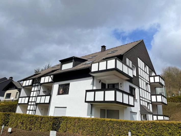 Ferienwohnung für 4 Personen, mit Balkon und Ausblick im Sauerland