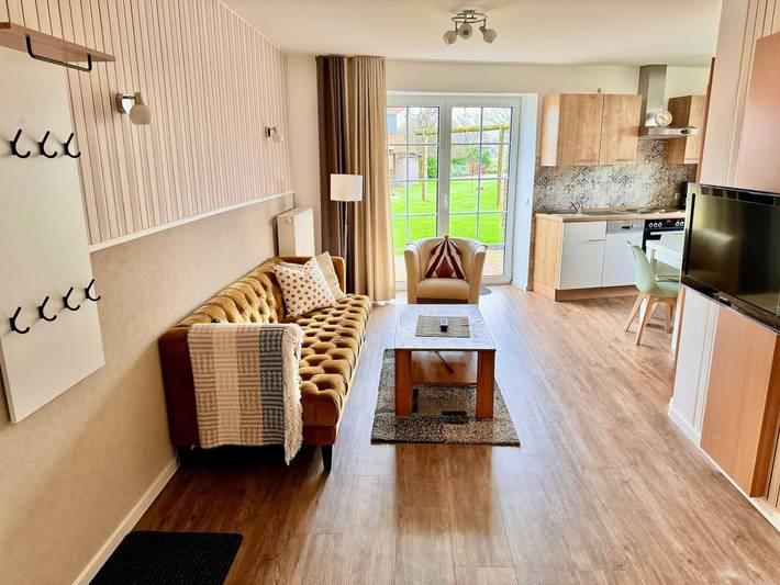 Ferienwohnung für 4 Personen, mit Terrasse und Garten