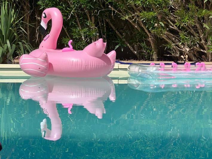 Location de vacances pour 11 personnes, avec jardin ainsi que piscine et jacuzzi à Tresques
