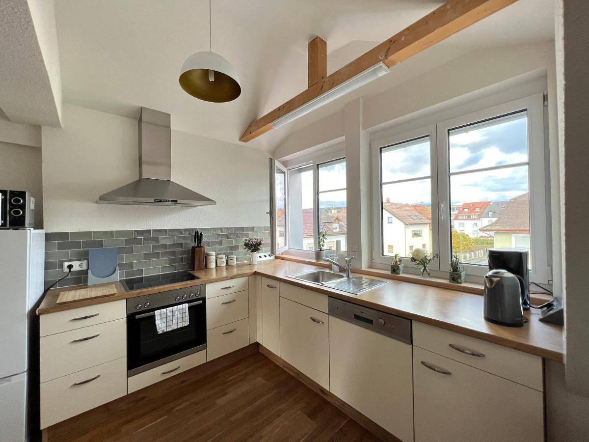 Appartement entier, Schöne Altbauwohnung mit großer Dachterrasse für bis zu 7 Personen in Lörrach, Forêt-Noire du Sud