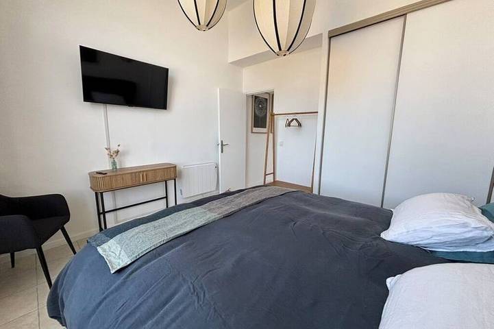 Appartement entier, Appartement 2/4 pers. 3 *, terrasse 25m2 - 50m plage et Gr34. Chiens bienvenus in Carantec, Ceinture Dorée