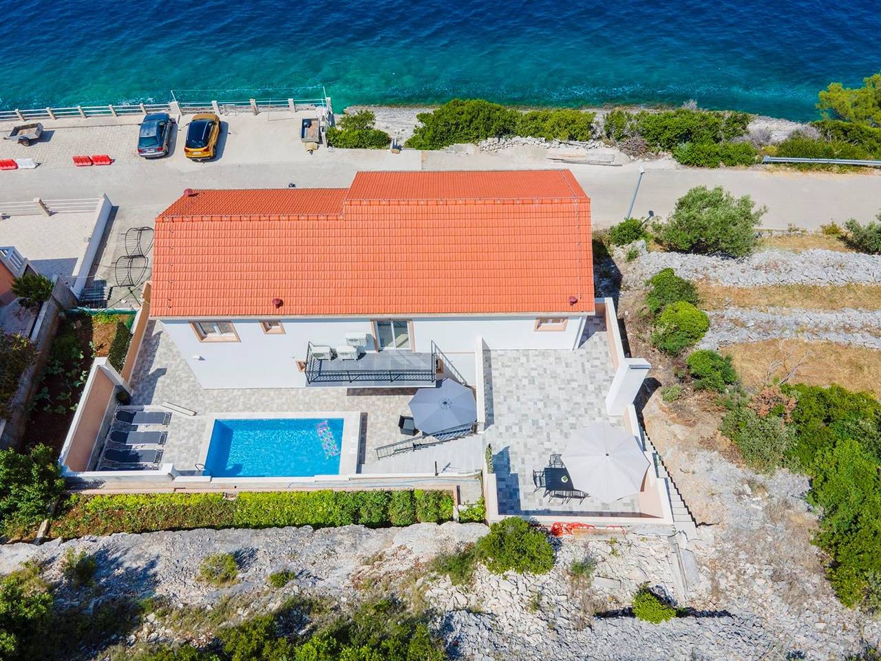 Schönes Ferienhaus mit privatem Pool in Blato, Korcula